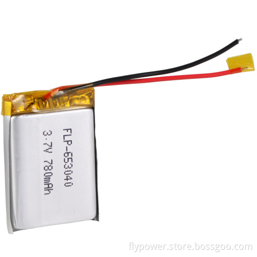 Lithium Battery 3.7V 780mAh Rechageable Battery Pack